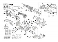 Bosch 3 601 H91 C70 GWS 22-230 LVI Angle Grinder 230 V / GB Spare Parts GWS22-230LVI
